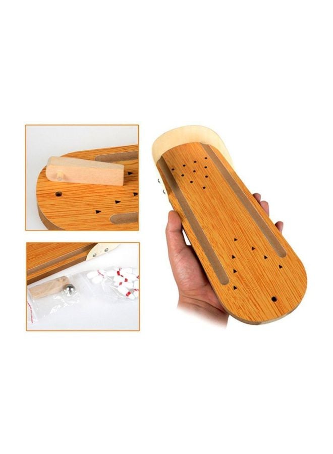 Wooden Mini Bowling Game