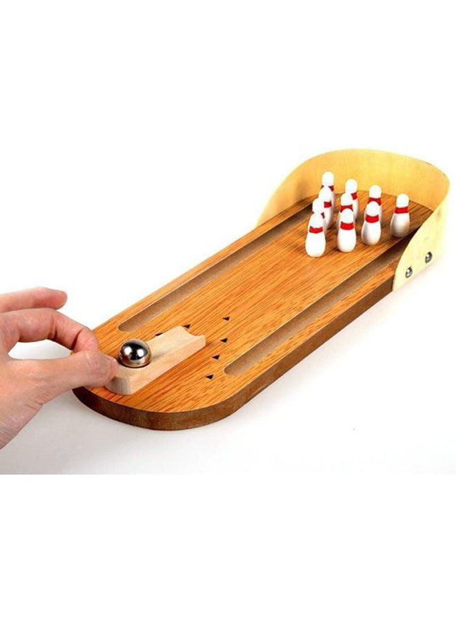 Wooden Mini Bowling Game