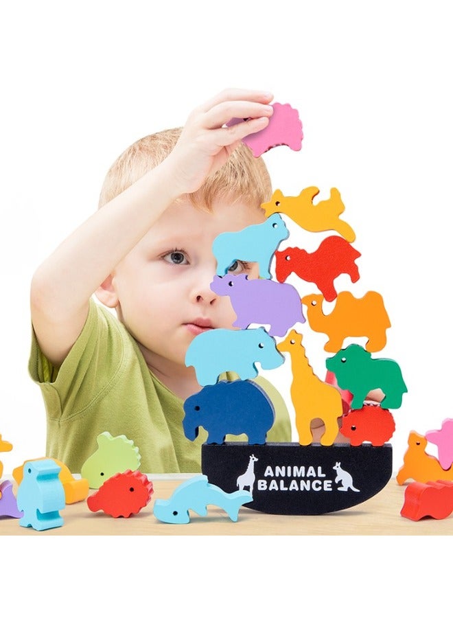 Wooden Animal Balance Blocks Game 48.50  x 4  x 13.50 .cm