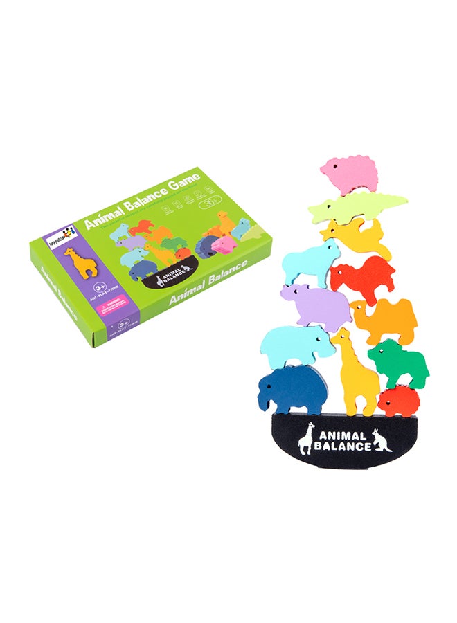 Wooden Animal Balance Blocks Game 48.50  x 4  x 13.50 .cm