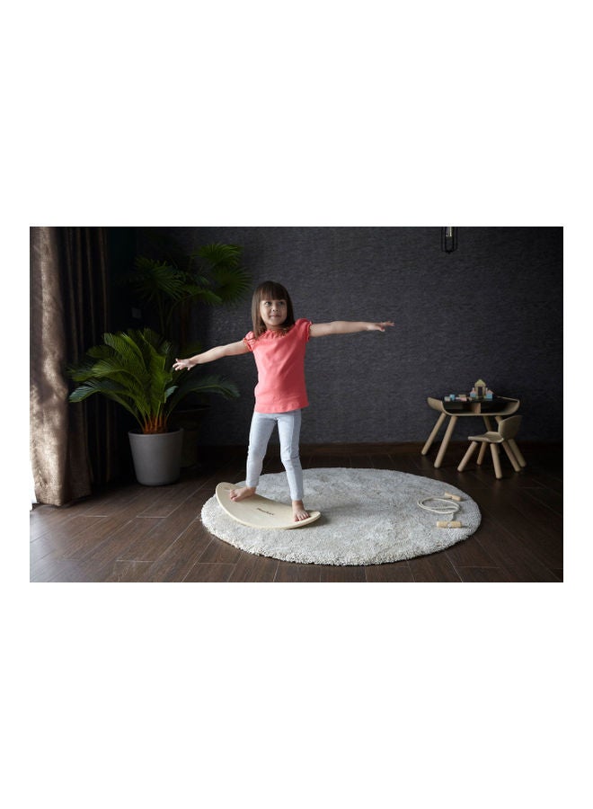 Plantoys Wooden Balance Board 30 x 54 x 1.2cm