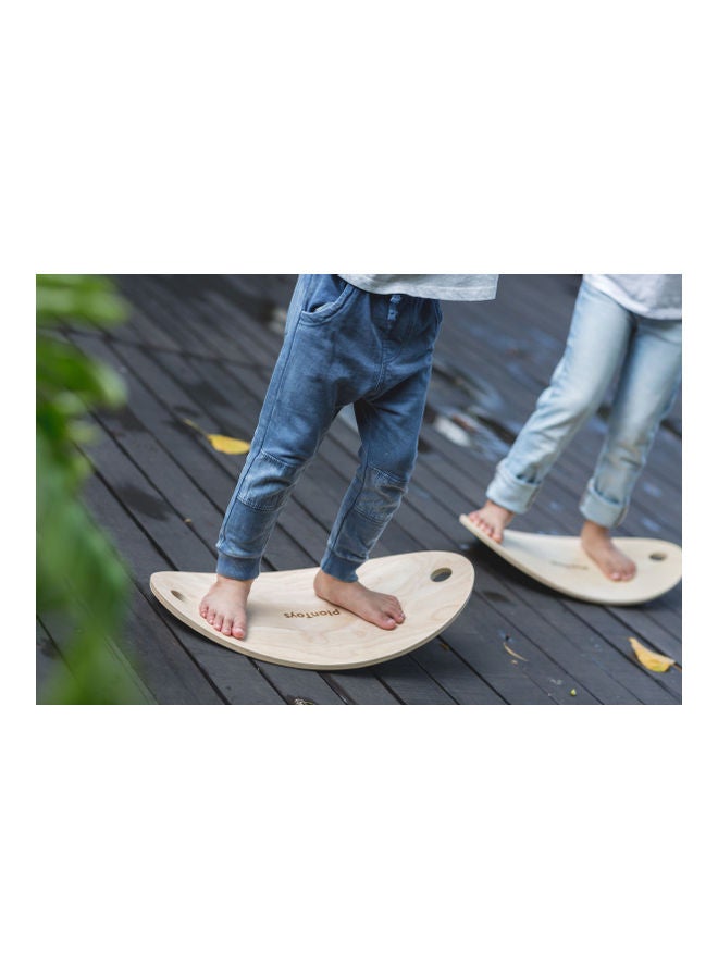 Plantoys Wooden Balance Board 30 x 54 x 1.2cm