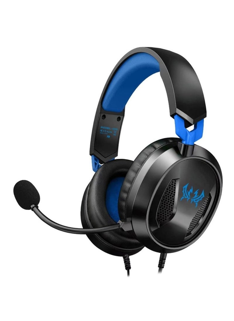 G3100 Wired Gaming Headset – Over-Ear Headphones with Noise--Isolating Memory Foam Ear Cushions, Adjustable Headband, and Omni-Directional Mic – Ideal for PS5, PS4, Xbox, Laptop, Tablet, Mobile – Enhanced Audio for Immersive Gaming & Streaming