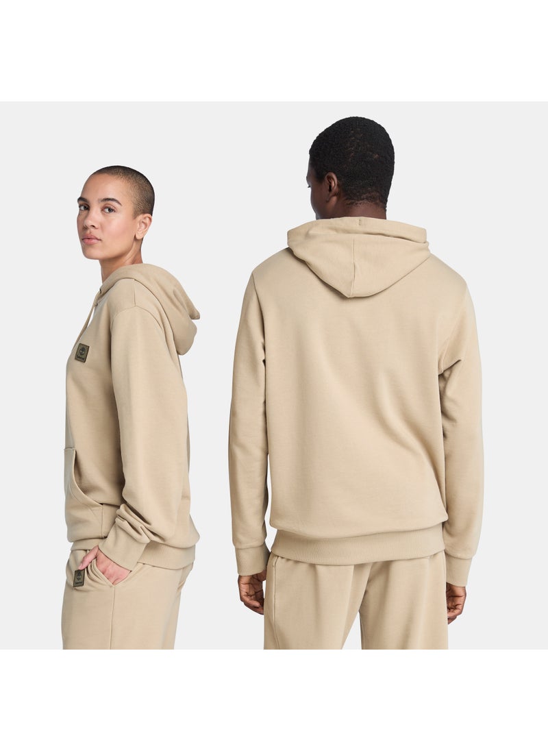 Men's Woven Badge Hoodie