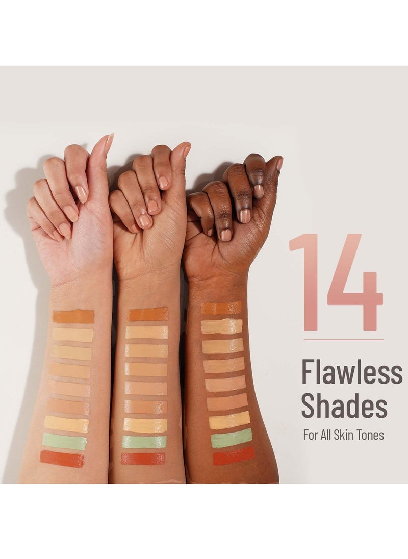 Swiss Beauty Liquid Light Weight Concealer With Full Coverage Clair Moyen 6G