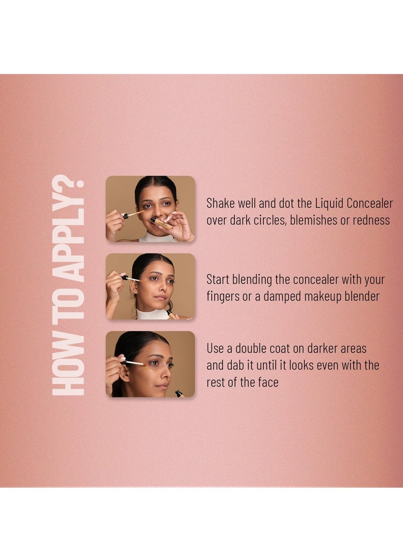 Swiss Beauty Liquid Light Weight Concealer With Full Coverage Clair Moyen 6G