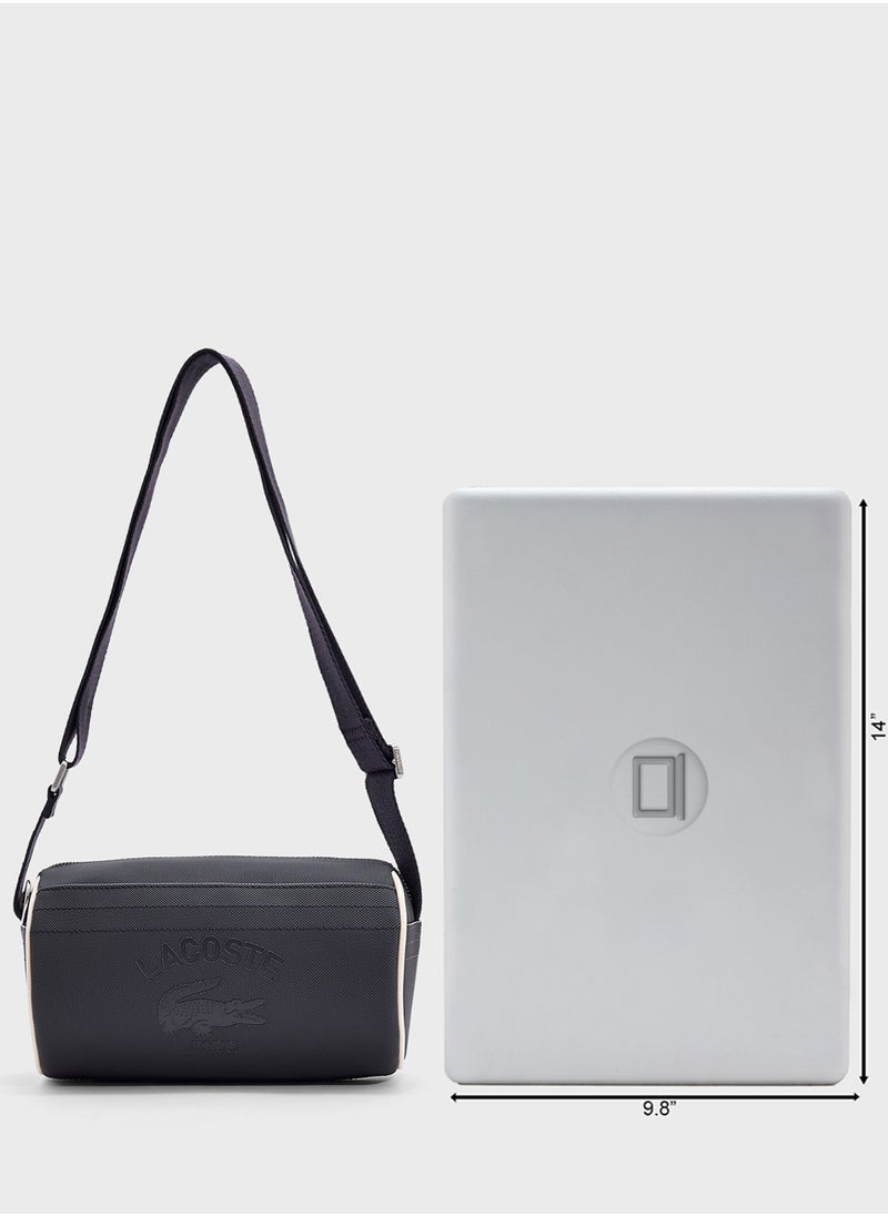 Logo Zip Over Duffel Bag