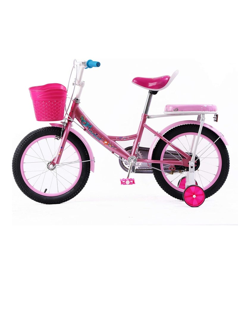 Elgo Mermaid Kids Road Bike 20 Inch w/ Training Wheels - Light Pink