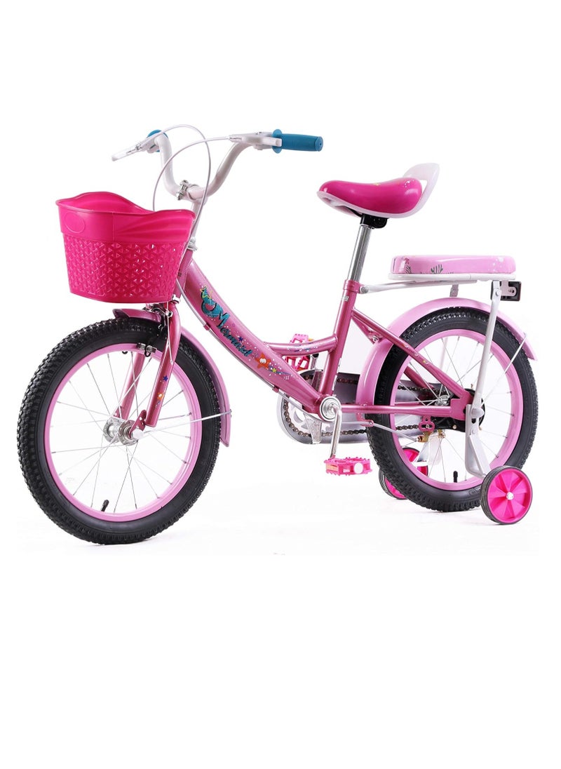 Elgo Mermaid Kids Road Bike 20 Inch w/ Training Wheels - Light Pink