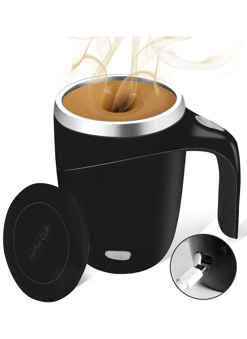 Self Stirring Mug Rechargeable automatic magnetic Self stirring coffee mugs Rotating Home Office Travel Mixing Cup To Stir Coffee Chocolate Milk Protein Etc Great For Office School Gym