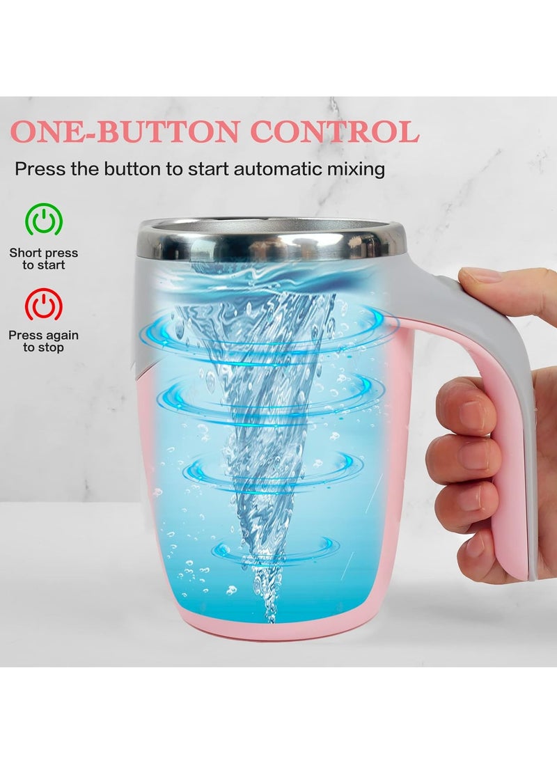 Self Stirring Mug Rechargeable automatic magnetic Self stirring coffee mugs Rotating Home Office Travel Mixing Cup To Stir Coffee Chocolate Milk Protein Etc Great For Office School Gym