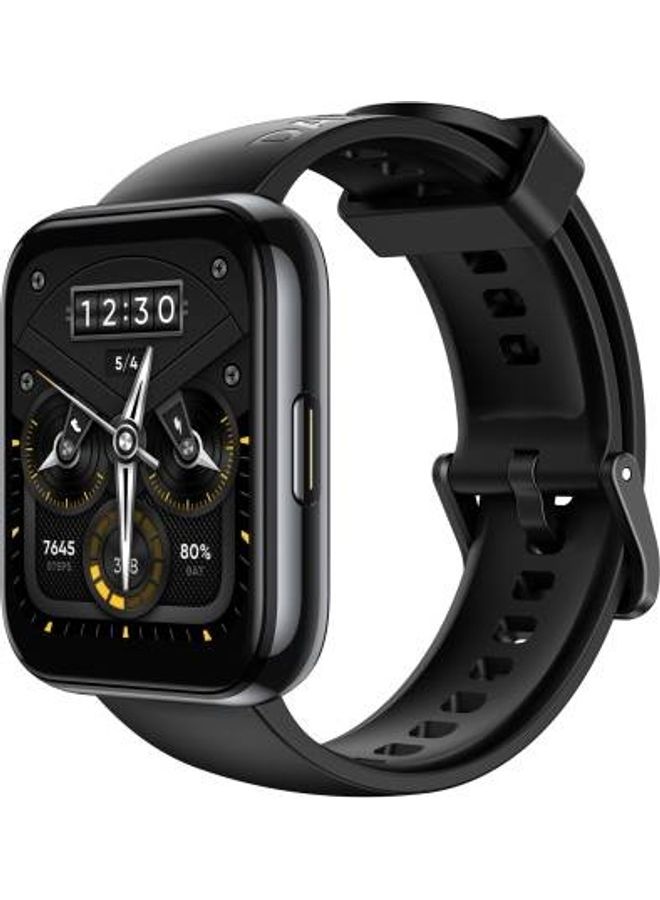 Waterproof Big Display Long Battery Life Pro Sports GPS Full Touch Screen Stylish Unisex Smartwach Black