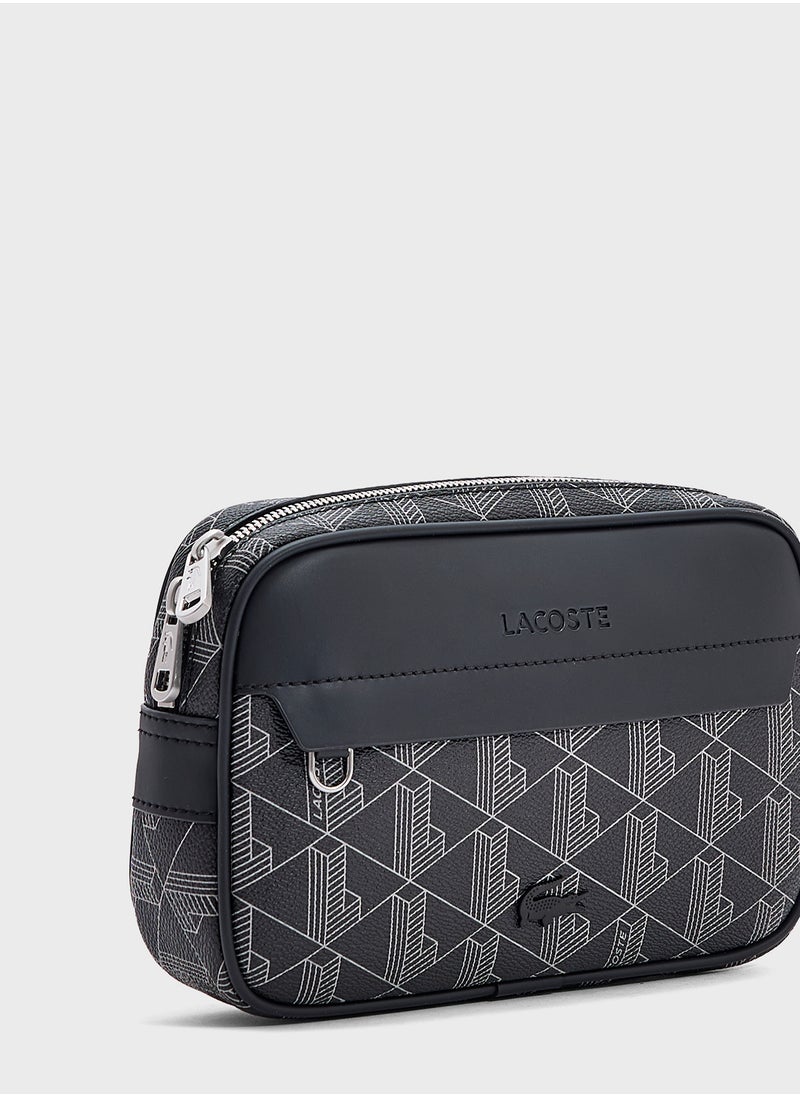 Logo Zip Over Waist Bag