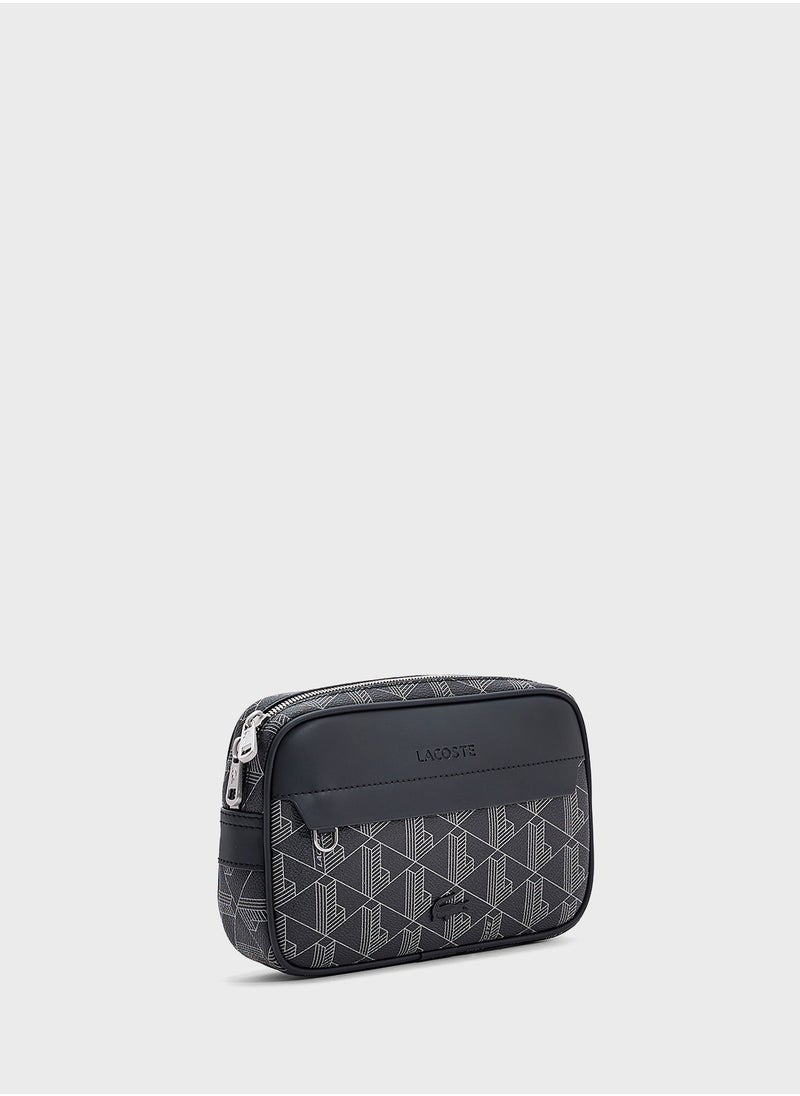 Logo Zip Over Waist Bag