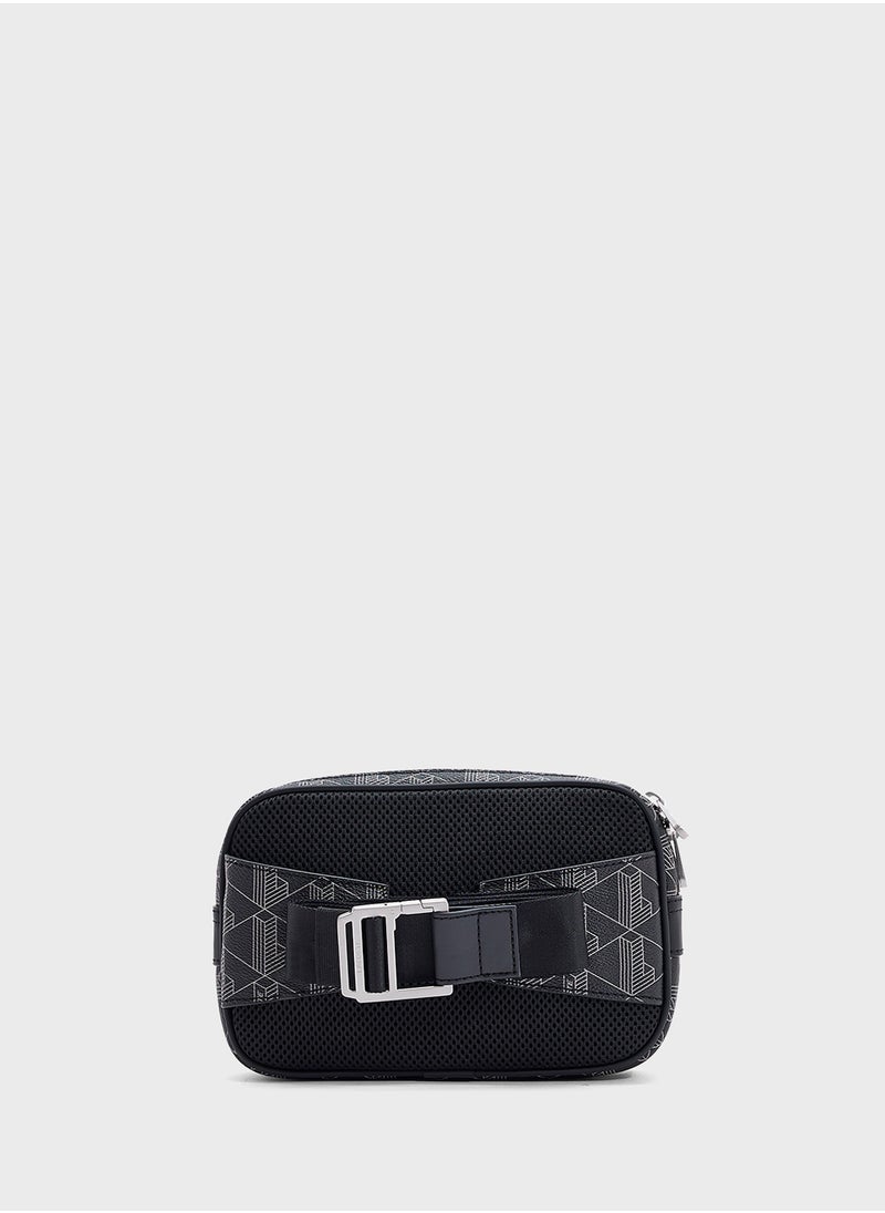 Logo Zip Over Waist Bag