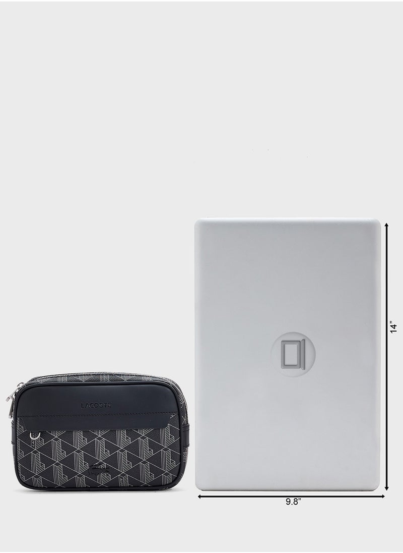 Logo Zip Over Waist Bag