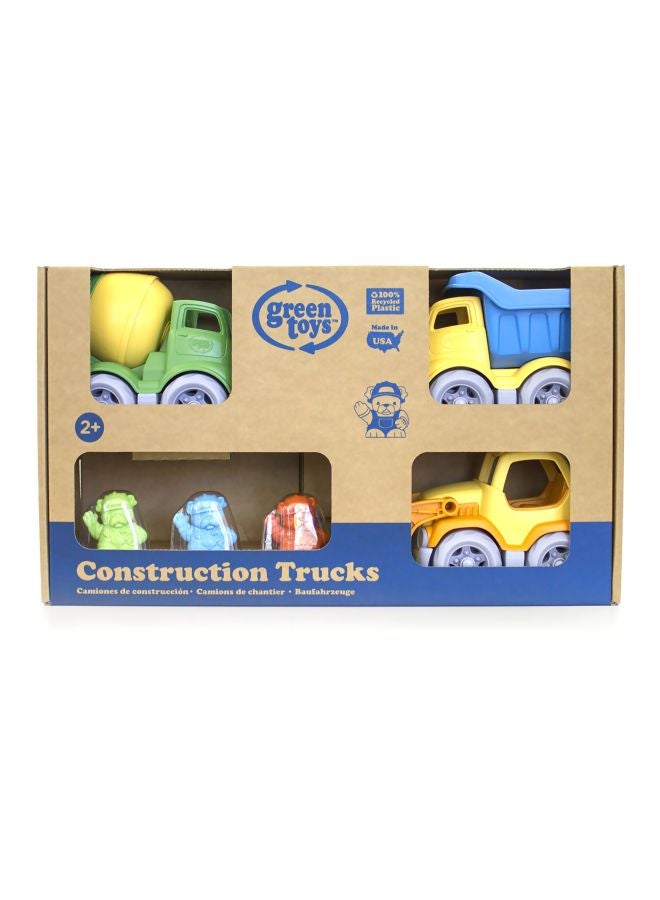 3-Piece Construction Trucks Vehicle Playset CST3-1209