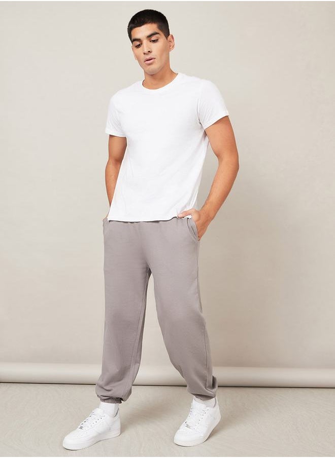 Relaxed Fit Joggers in French Terry