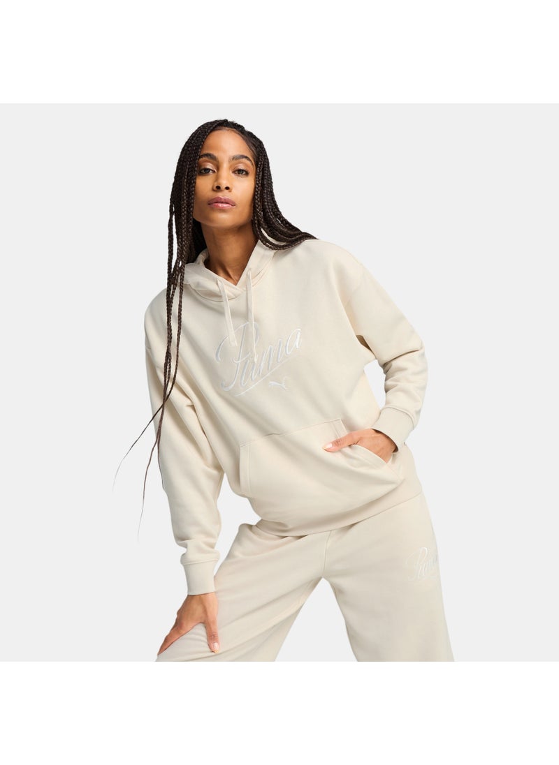 Women's Essential Script Comfort Hoodie