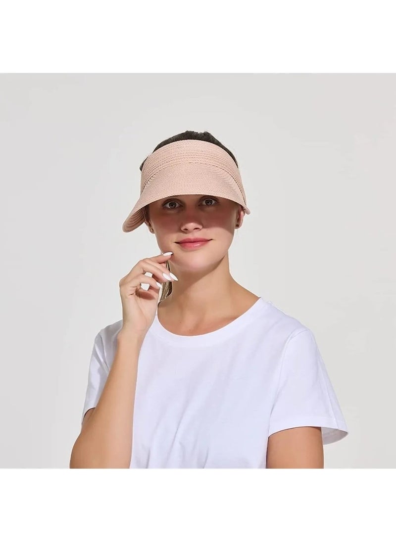Women's Straw Visor Hat