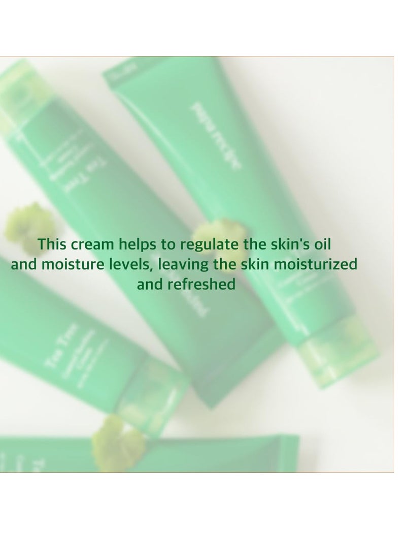 Papa Recipe Tea Tree Control Soothing Cream, Soothing Face Moisturizer for Sensitive and Dry Skin, Korean Skincare, 100ml 3.38fl oz