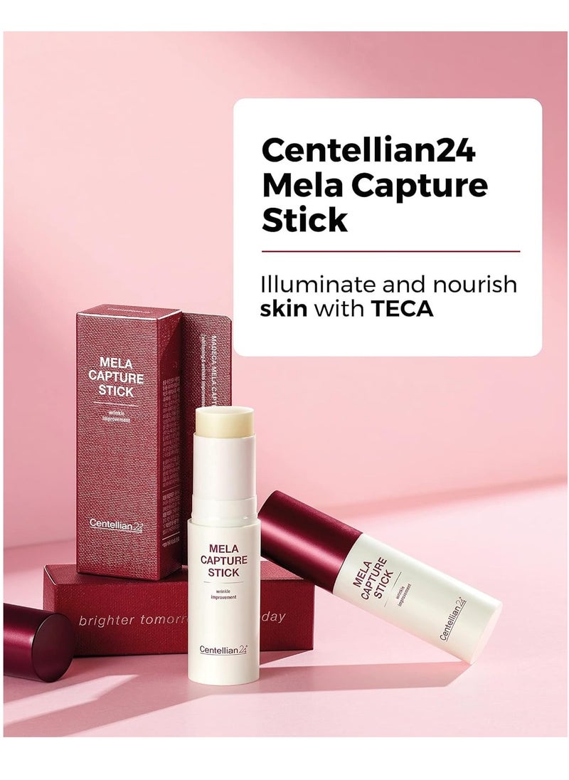 CENTELLIAN 24 Madeca Capture Stick (0.4oz) - Multi Balm Stick for Even Skin Tone. Korean Skin Care, Eye Cream & Moisturizer. Travel Essentials. TECA, Centella Asiatica, Vitamin C