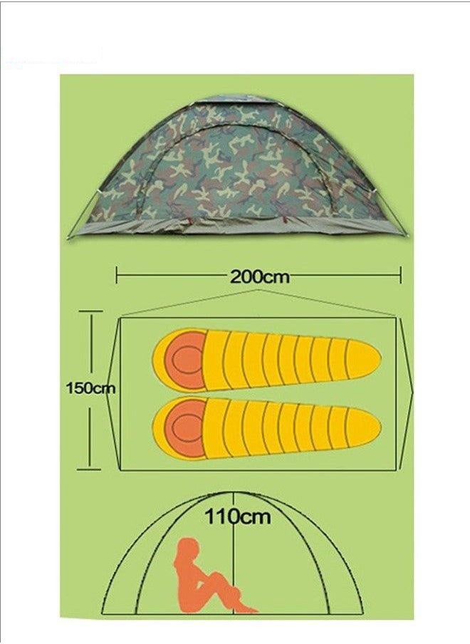 Multifunctional Camping Tent, Waterproof, Windproof And UV-Proof, Large Space, Field Camouflage Tent, Outdoor Travel Rainproof Tent