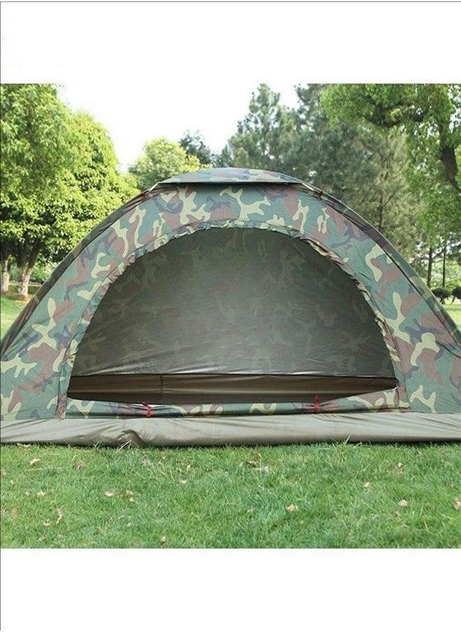 Multifunctional Camping Tent, Waterproof, Windproof And UV-Proof, Large Space, Field Camouflage Tent, Outdoor Travel Rainproof Tent