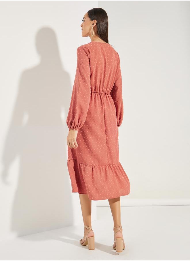 Swiss Dot Midi Dress