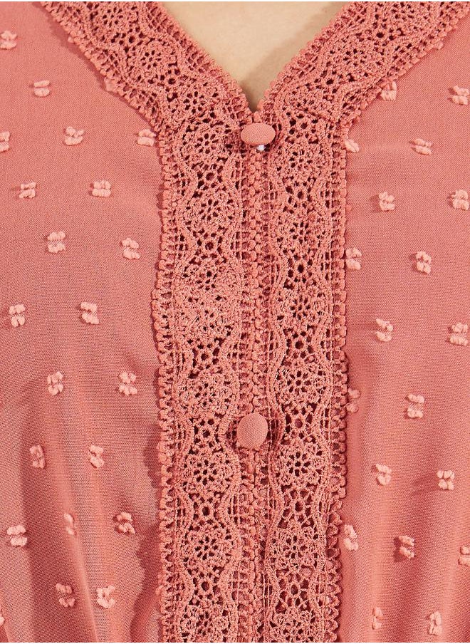 Swiss Dot Midi Dress