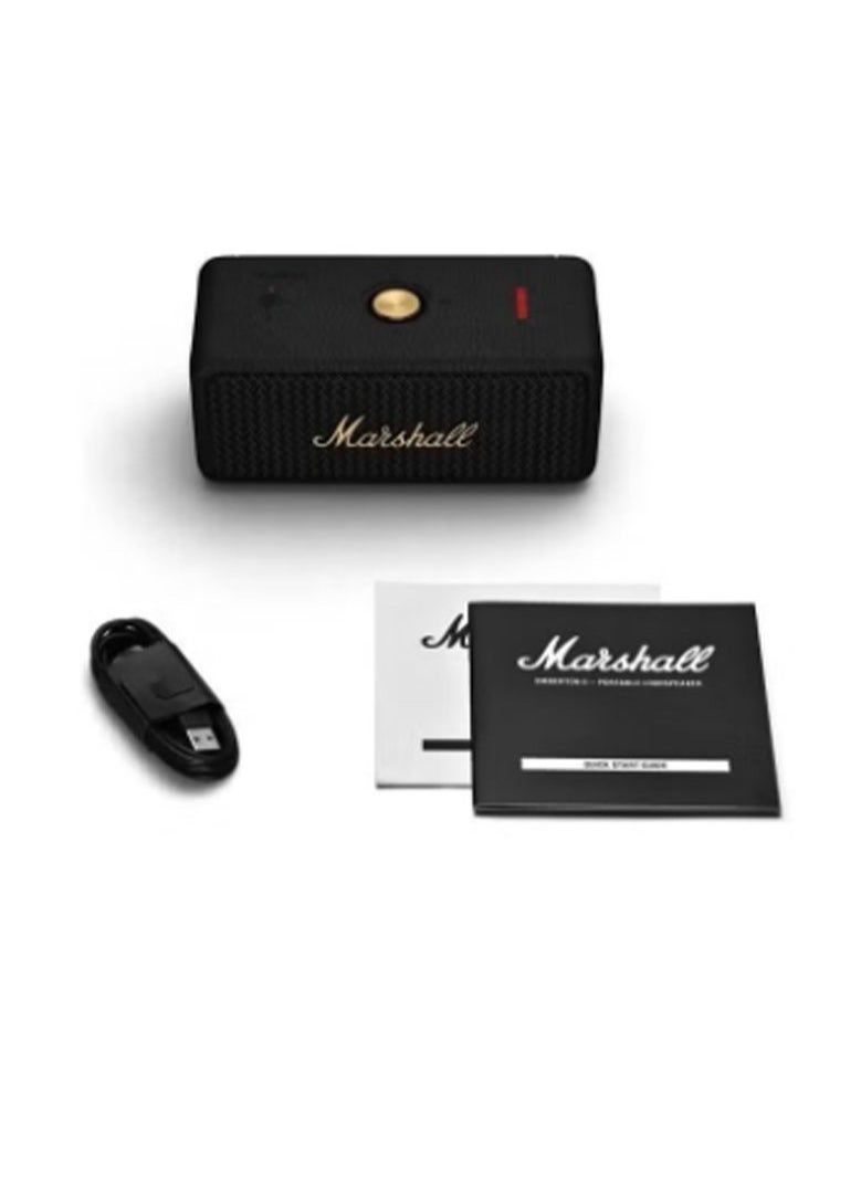 Emberton II Portable Bluetooth Speaker - Black and Brass