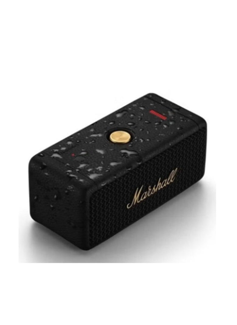 Emberton II Portable Bluetooth Speaker - Black and Brass
