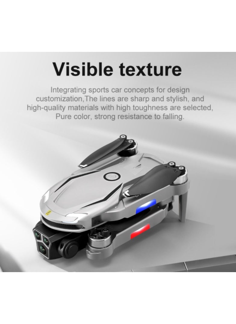 V888 Drone with 8K HD Triple Camera – Long Endurance Brushless Remote Control Aircraft for Aerial Photography & Video – Foldable FPV Drone with Stabilized Flight & Wide-Angle Lens