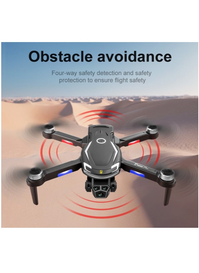 V888 Drone with 8K HD Triple Camera – Long Endurance Brushless Remote Control Aircraft for Aerial Photography & Video – Foldable FPV Drone with Stabilized Flight & Wide-Angle Lens