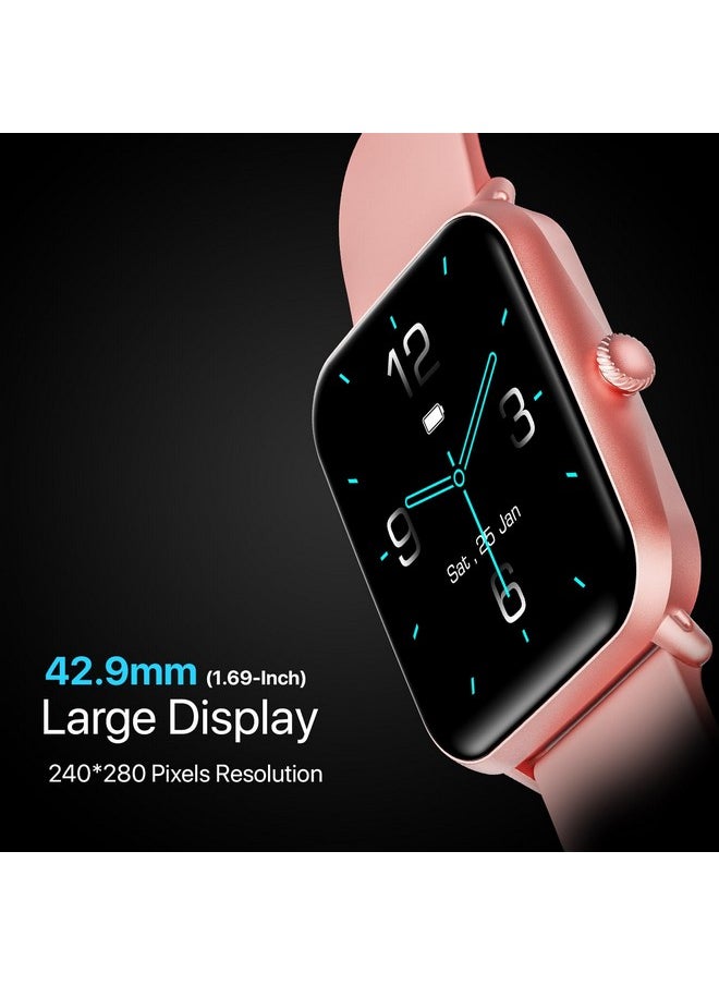 Fire-Boltt Ninja Call Pro Smart Watch Dual Chip Bluetooth Calling, 42.92mm (1.69 inch) Display, AI Voice Assistance with 100 Sports Modes, with SpO2 & Heart Rate Monitoring