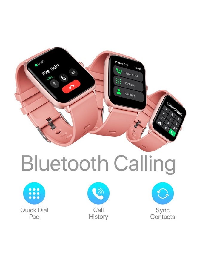Fire-Boltt Ninja Call Pro Smart Watch Dual Chip Bluetooth Calling, 42.92mm (1.69 inch) Display, AI Voice Assistance with 100 Sports Modes, with SpO2 & Heart Rate Monitoring