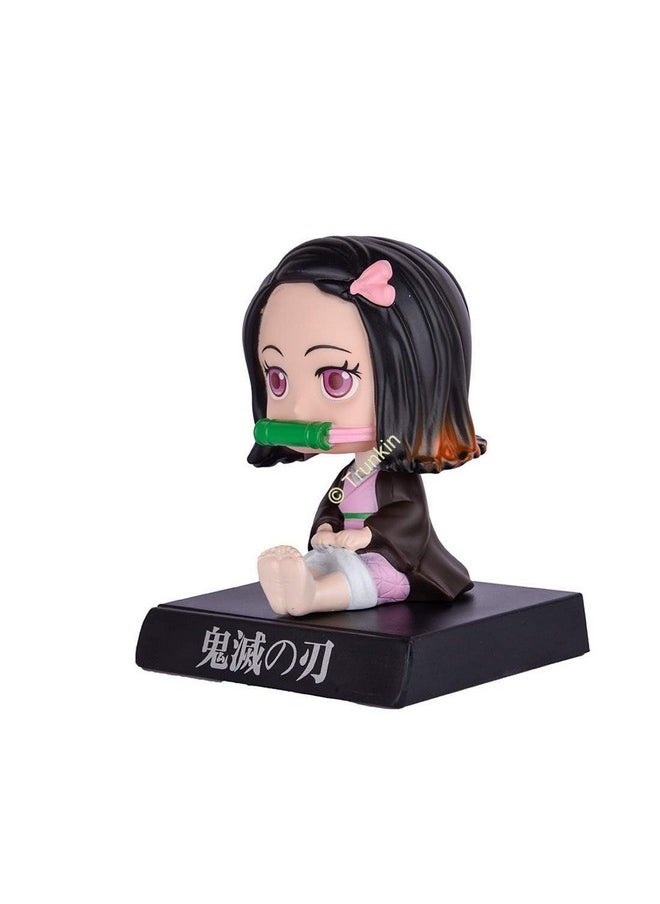 Trunkin Demon Slayer Anime Merchandise Nezuko Figurine |Cute Anime bobblehead | Nezuko Kamado Collectible |Demon Slayer fanmerchandise