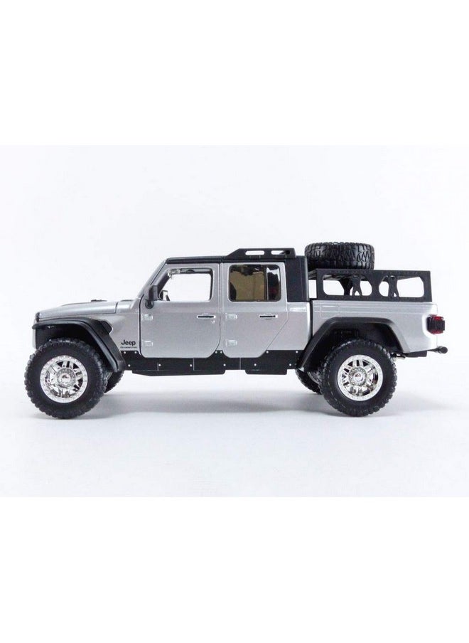 Jada Toys Fast & Furious F9 1:24 2020 Jeep Gladiator Die-Cast Car, Toys For Kids And Adults, White
