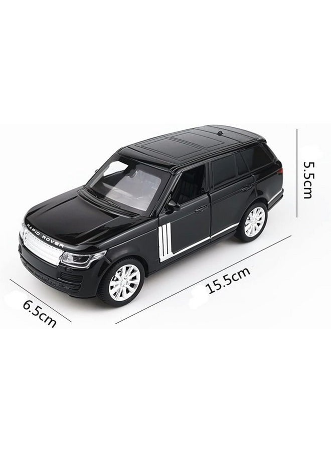 Ixora Alloy Metal Pull Back Diecast Car Scale Model Metal Pullback Toy Car with Openable Doors & Light, Music for Gift,Party Decorations Toy (1/32 Range Rover Sport - White)