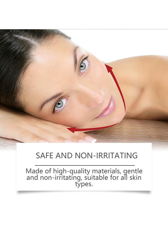 5 Pcs V Lifting Face Tape - Face Mask for Women - Lifting Collagen Face Mask Beauty - V Line Face Lifting Chin Mask - Face Lift Tape for Skin Firming & Tightening & Moisturizing - Red