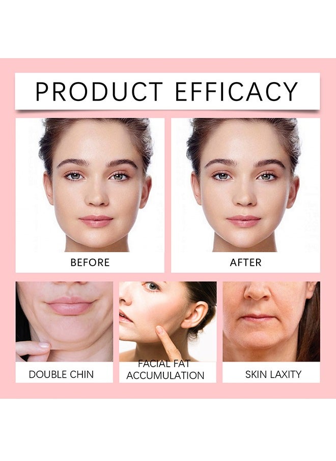 5 Pcs V Lifting Face Tape - Face Mask for Women - Lifting Collagen Face Mask Beauty - V Line Face Lifting Chin Mask - Face Lift Tape for Skin Firming & Tightening & Moisturizing - Red