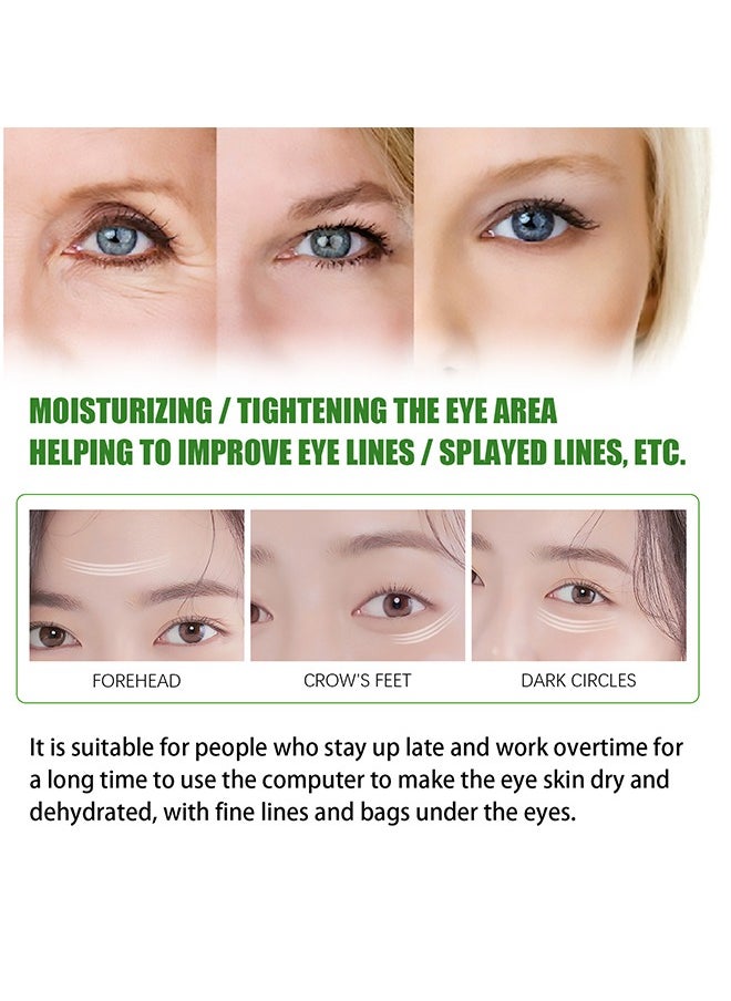 30 Pairs Seaweed Eye Mask - Under Eye Patches with Collagen and Hyaluronic Acid, Seaweed Tightening Eye Mask - Hydrating Green Eye Gel Pads for Puffy Eyes, Wrinkles, Dark Circles and Bags Under Eyes