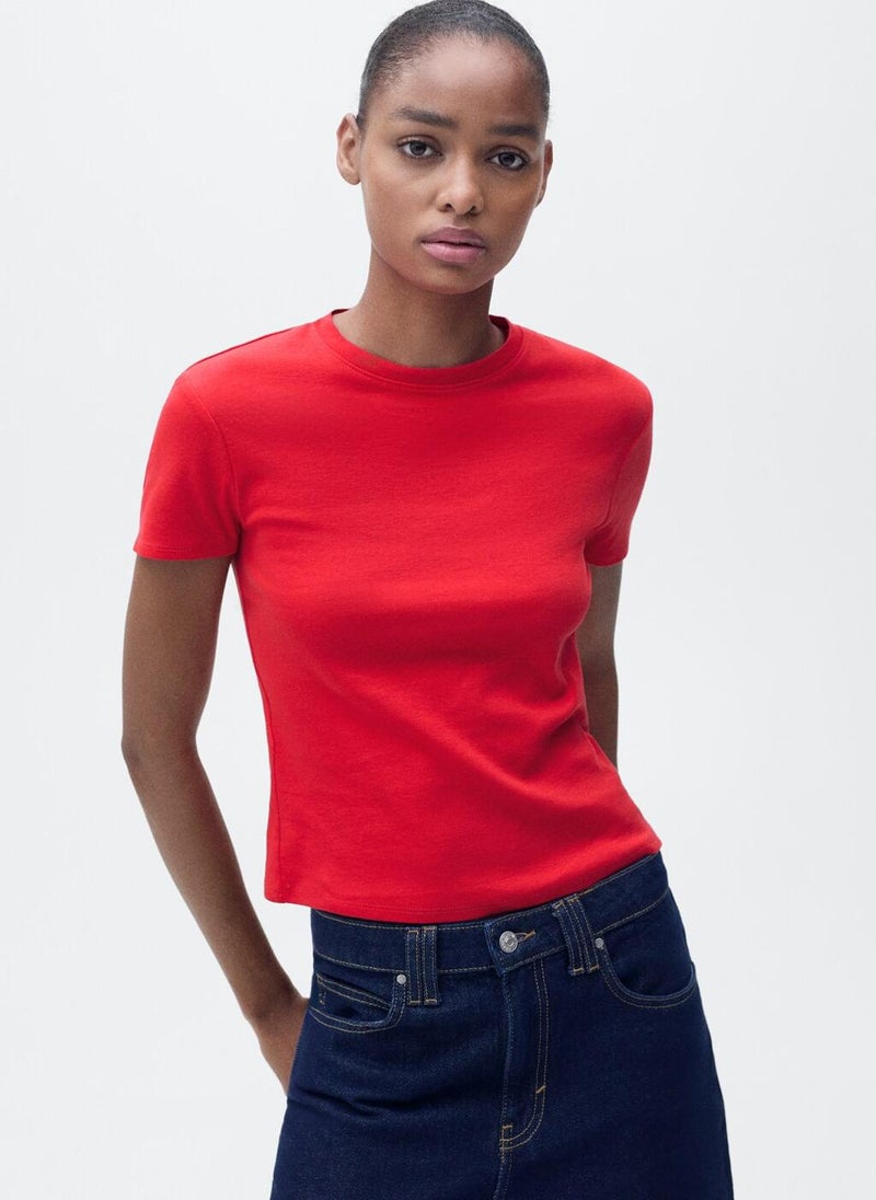 Fitted Cotton T-Shirt
