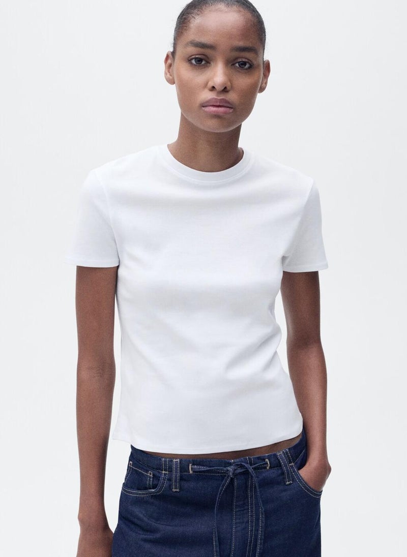 Fitted Cotton T-Shirt