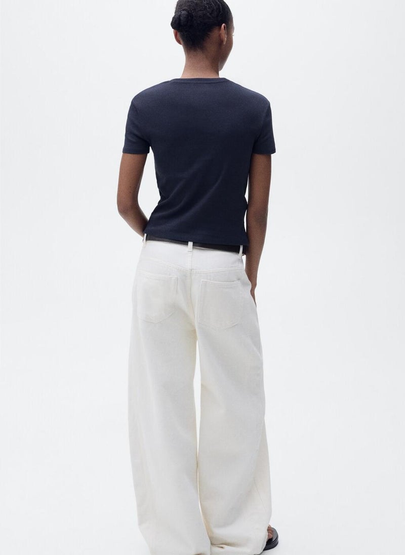Fitted Cotton T-Shirt