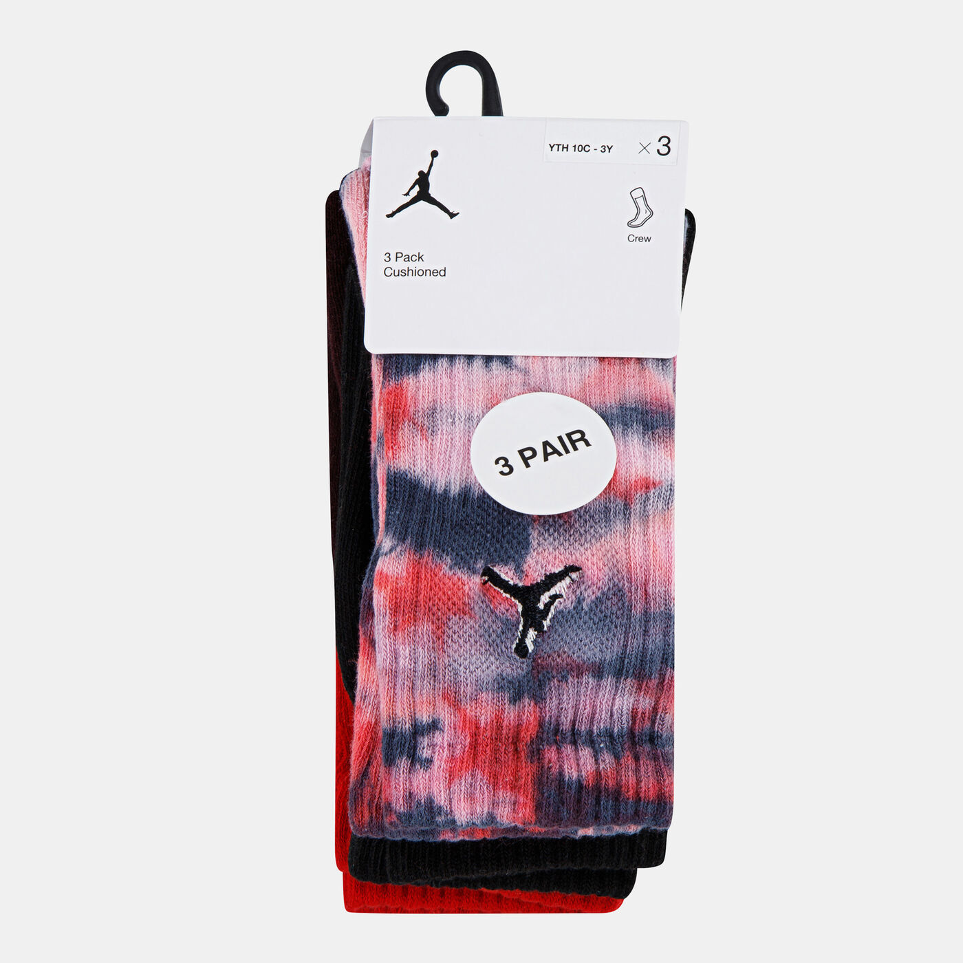 Kids' Essential Poolside Crew Socks (3 Pairs)