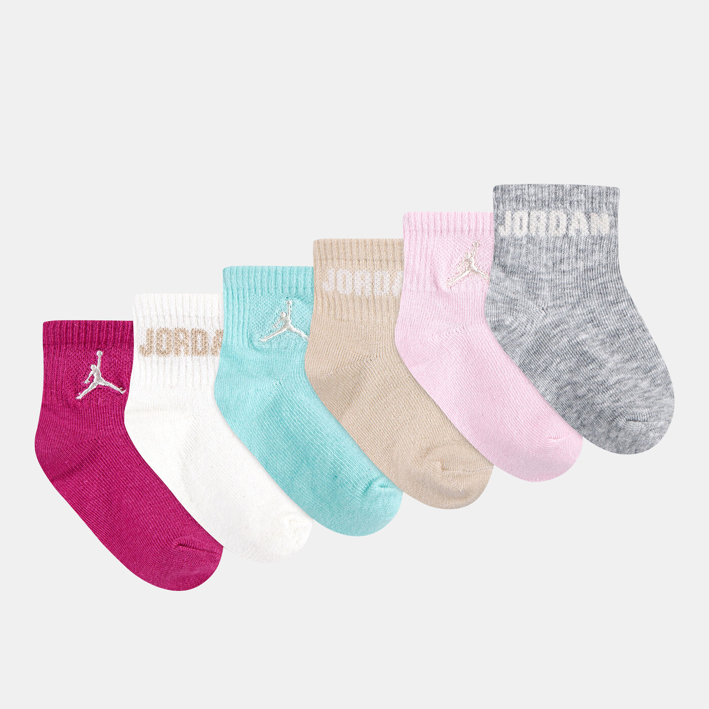 Kids' Everyday Essentials Ankle Socks (6 Pairs)