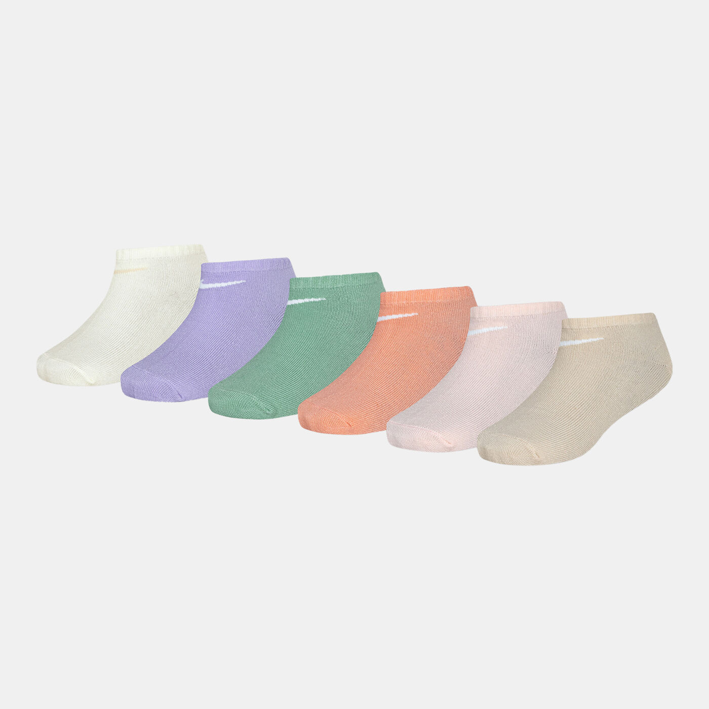 Kids' Swoosh No-Show Socks (6 Pack)
