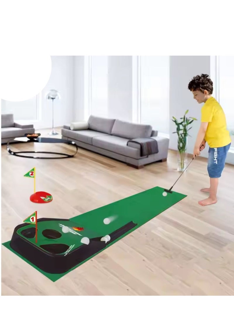 Kids indoor outdoor activity mini sport game training practice golf toy set