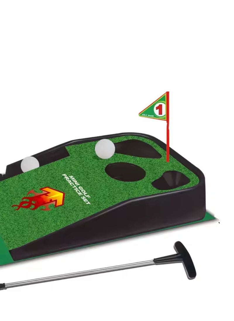 Kids indoor outdoor activity mini sport game training practice golf toy set